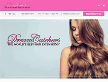 Tablet Screenshot of dreamcatchers.com